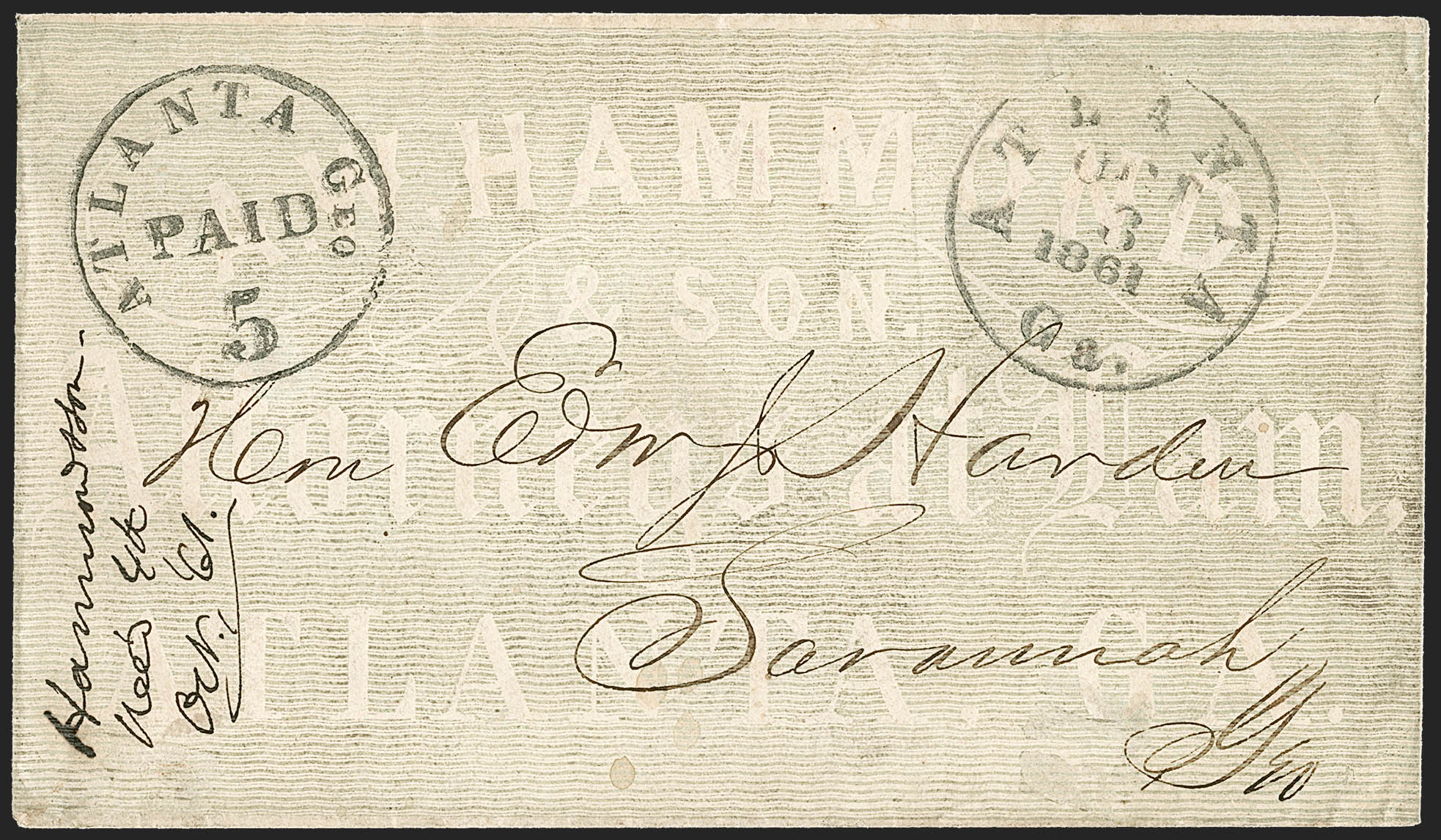 Sale no. 1208 — Lot no. 102 — Siegel Auction Galleries