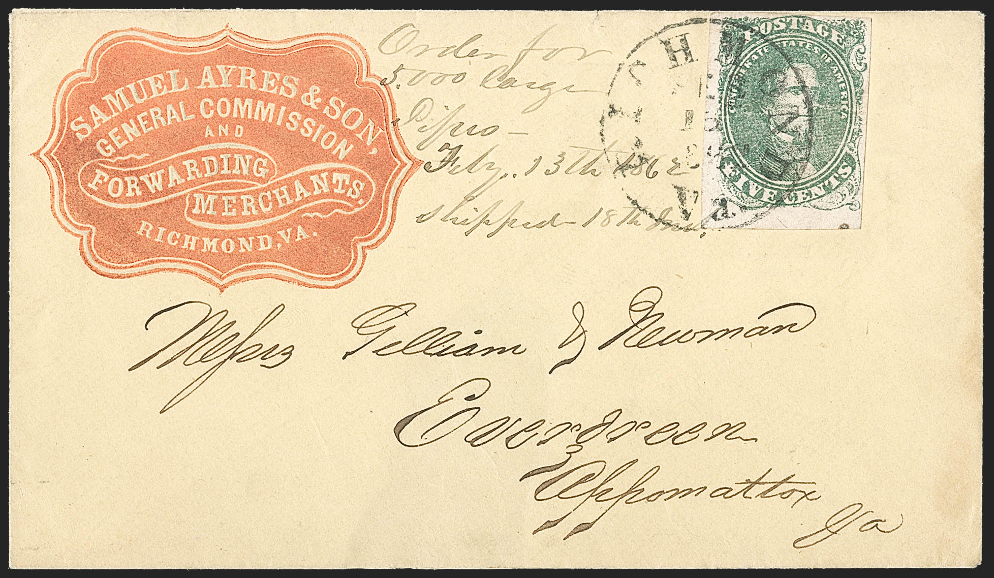 Sale no. 1208 — Lot no. 199 — Siegel Auction Galleries