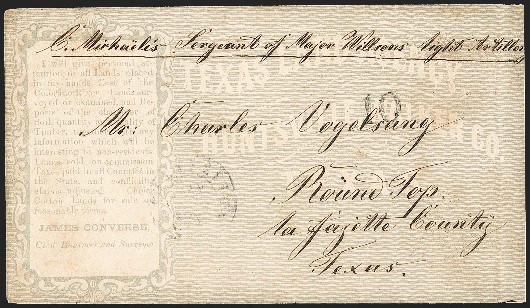 Sale no. 1208 — Lot no. 209 — Siegel Auction Galleries