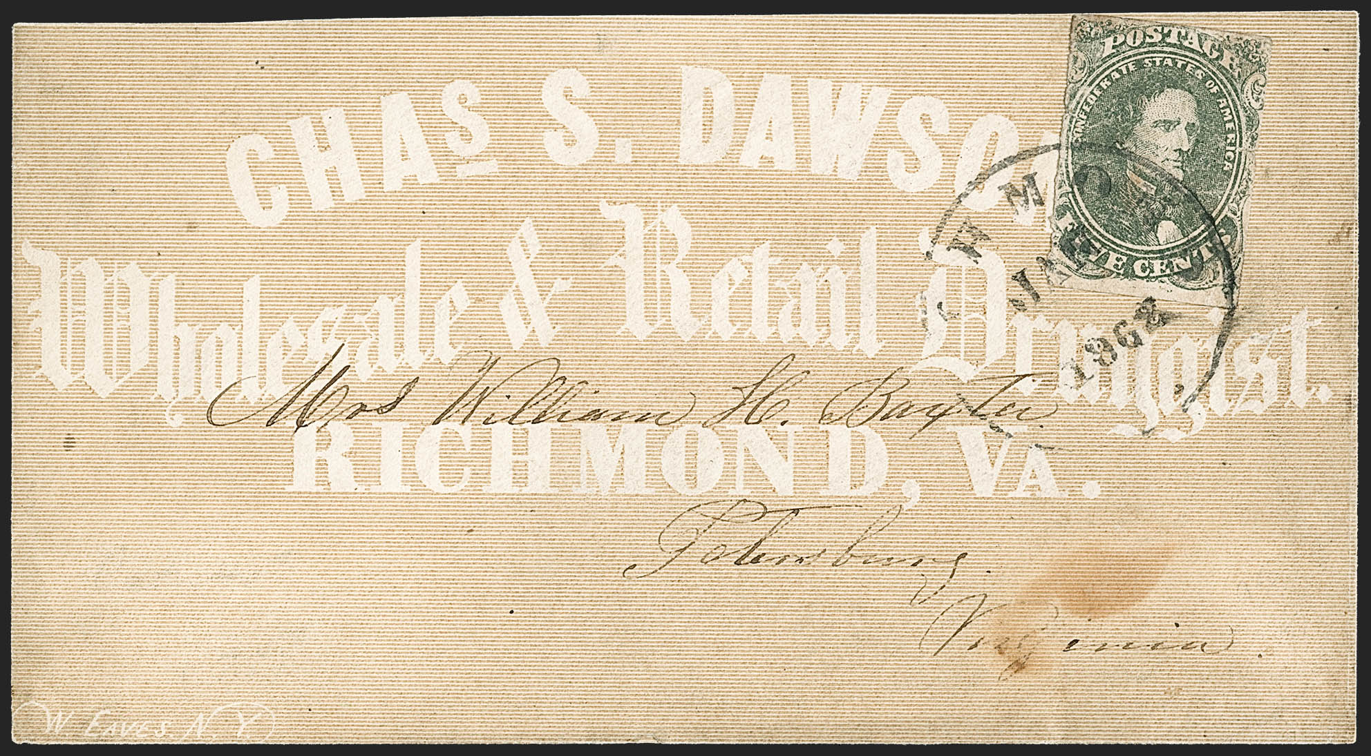 Sale no. 1208 — Lot no. 219 — Siegel Auction Galleries