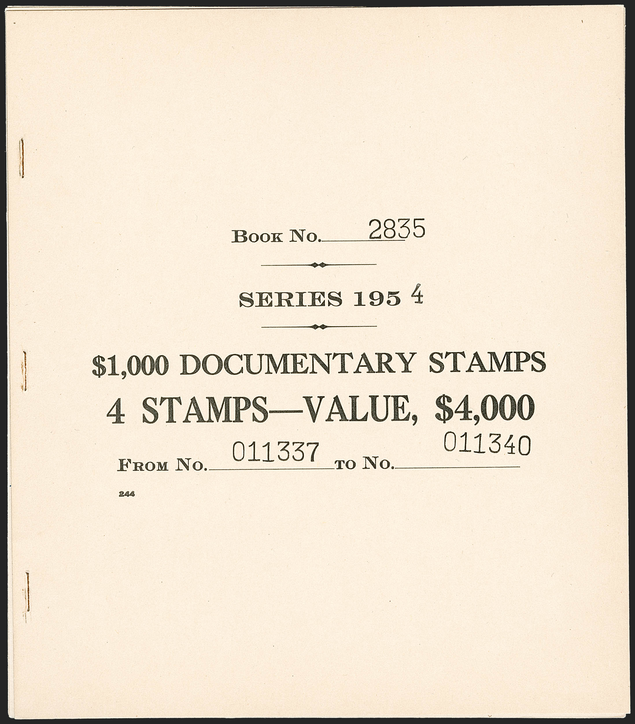 Sale no. 1209 — Lot no. 1616 — Siegel Auction Galleries