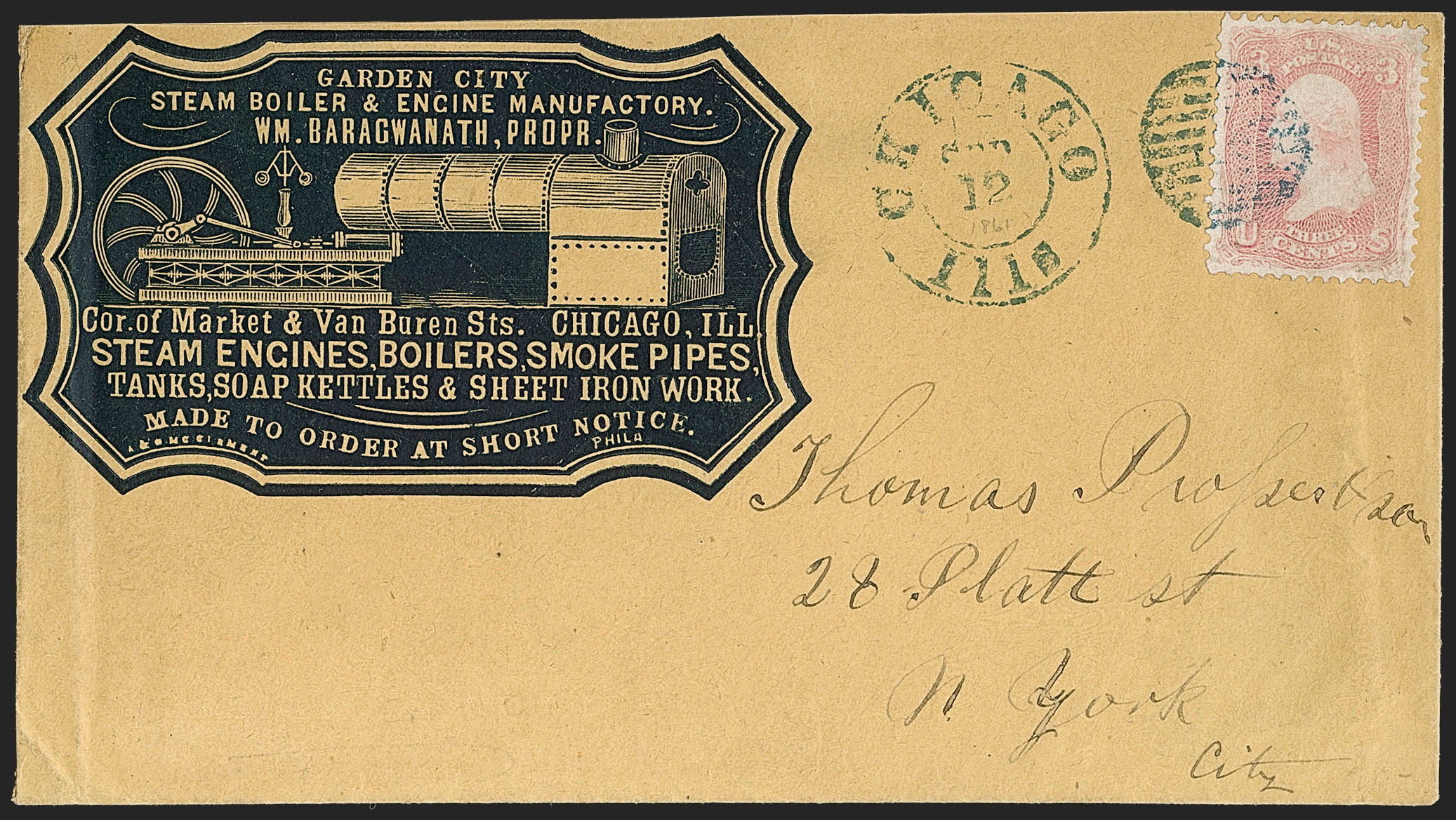 Sale no. 1211 — Lot no. 495 — Siegel Auction Galleries