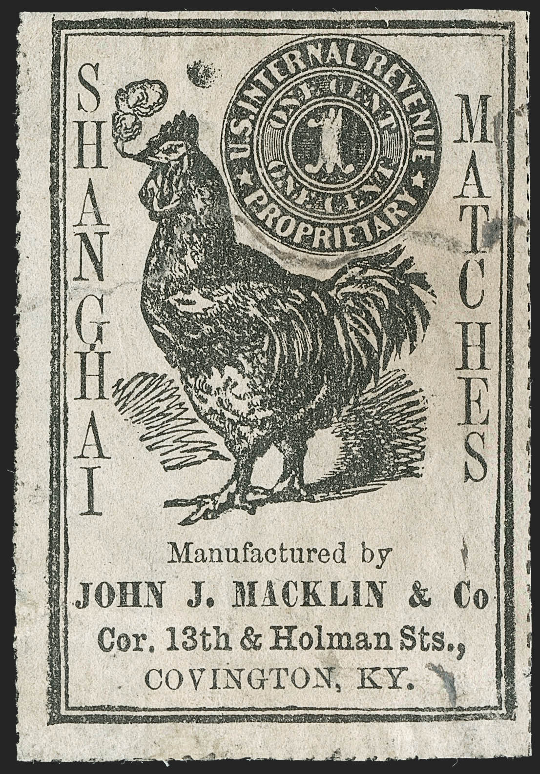 Sale no. 1212 — Lot no. 438 — Siegel Auction Galleries