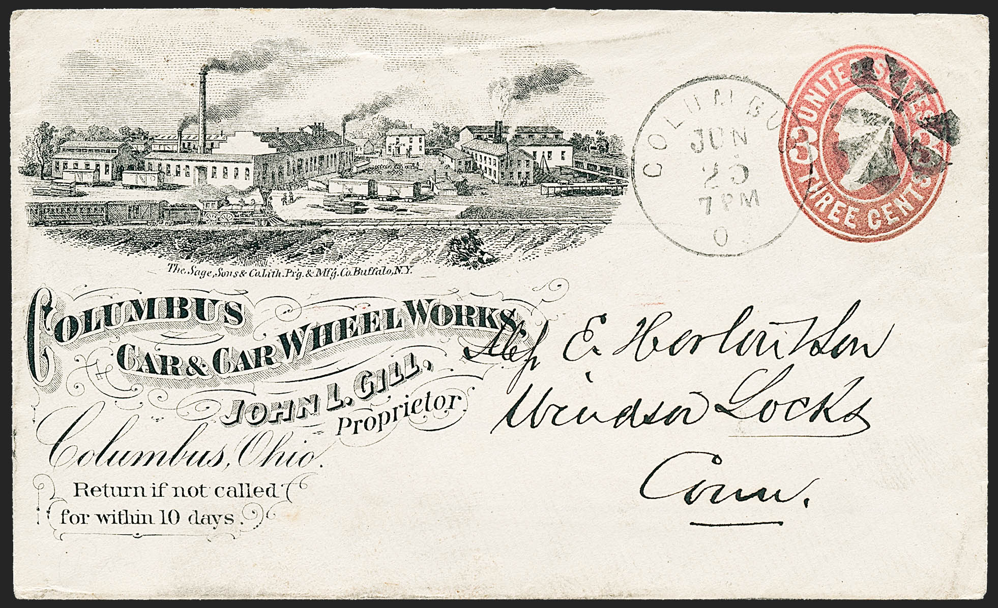 Sale no. 1223 — Lot no. 8209 — Siegel Auction Galleries