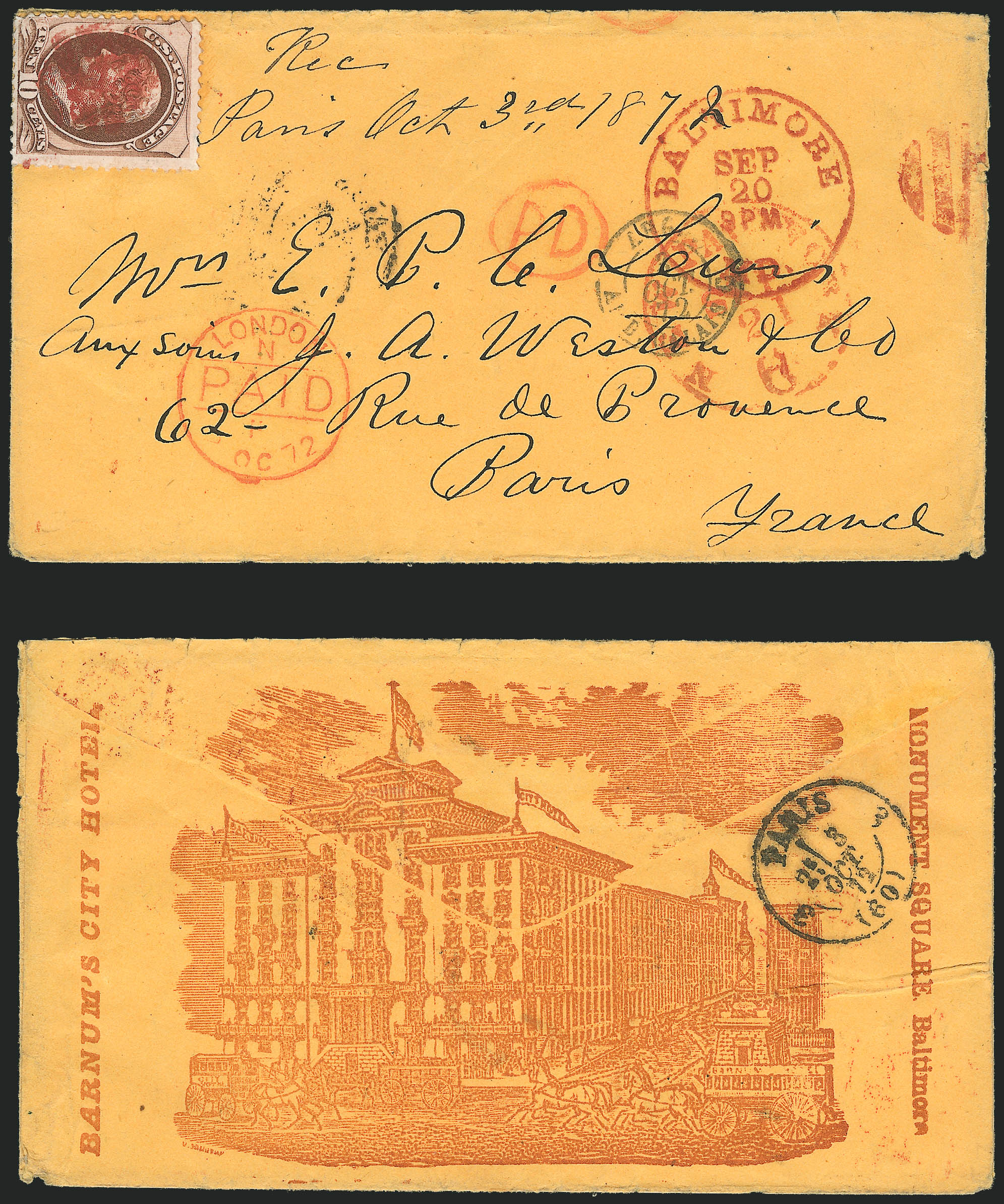 Sale no. 1223 — Lot no. 8260 — Siegel Auction Galleries