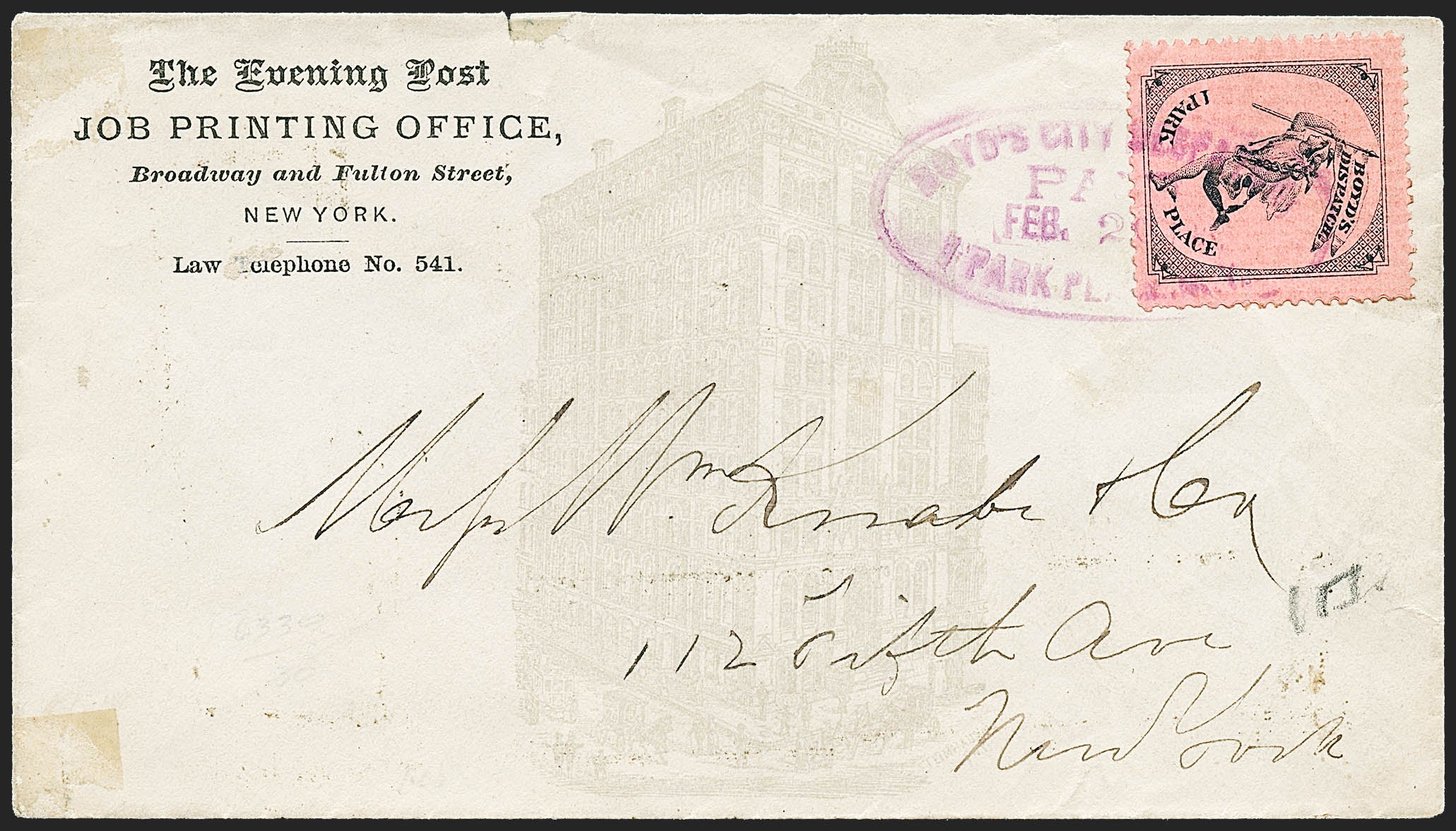 Sale no. 1223 — Lot no. 8379 — Siegel Auction Galleries