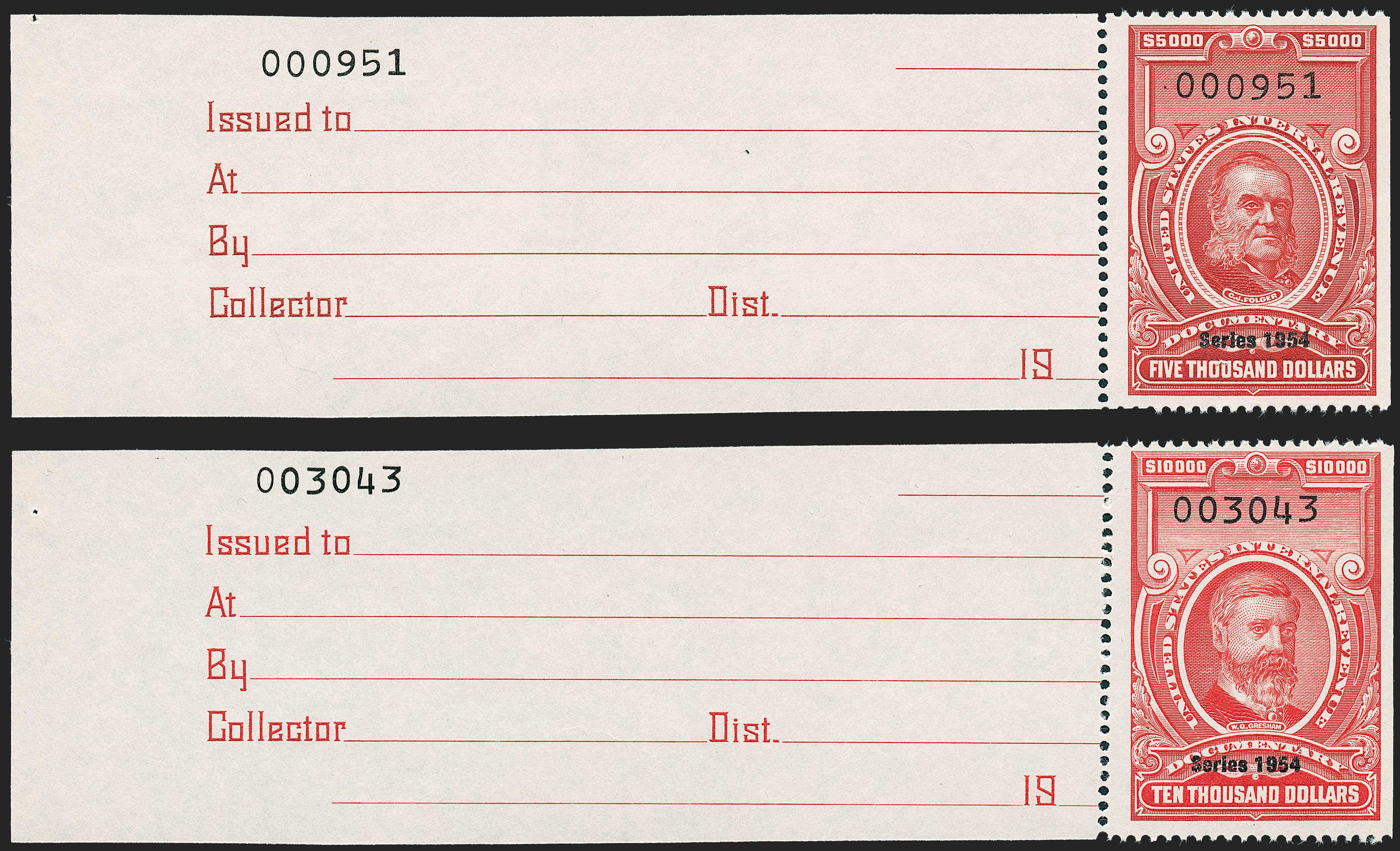 Sale no. 1227 — Lot no. 3856 — Siegel Auction Galleries