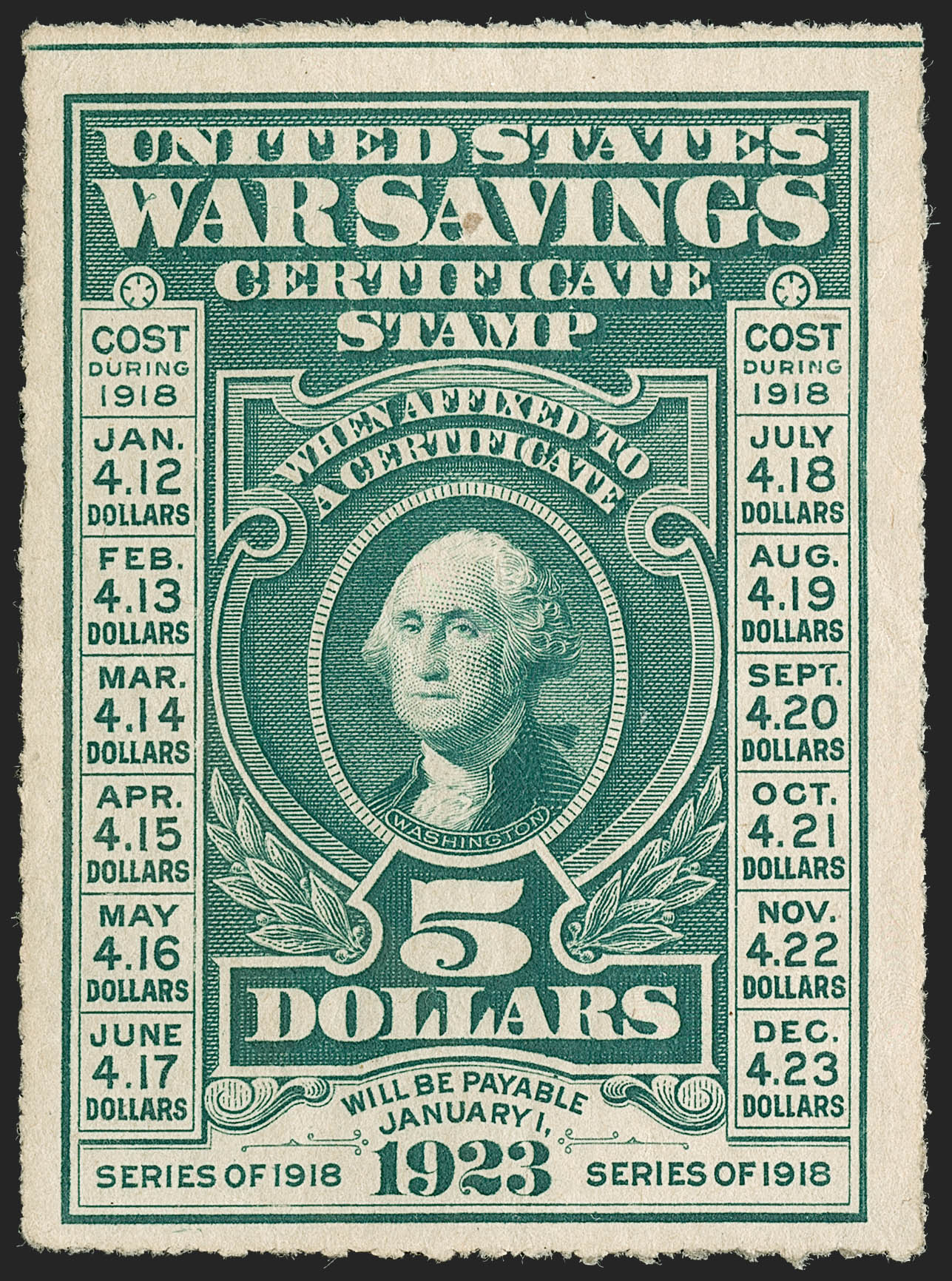 Sale no. 1227 — Lot no. 3880 — Siegel Auction Galleries