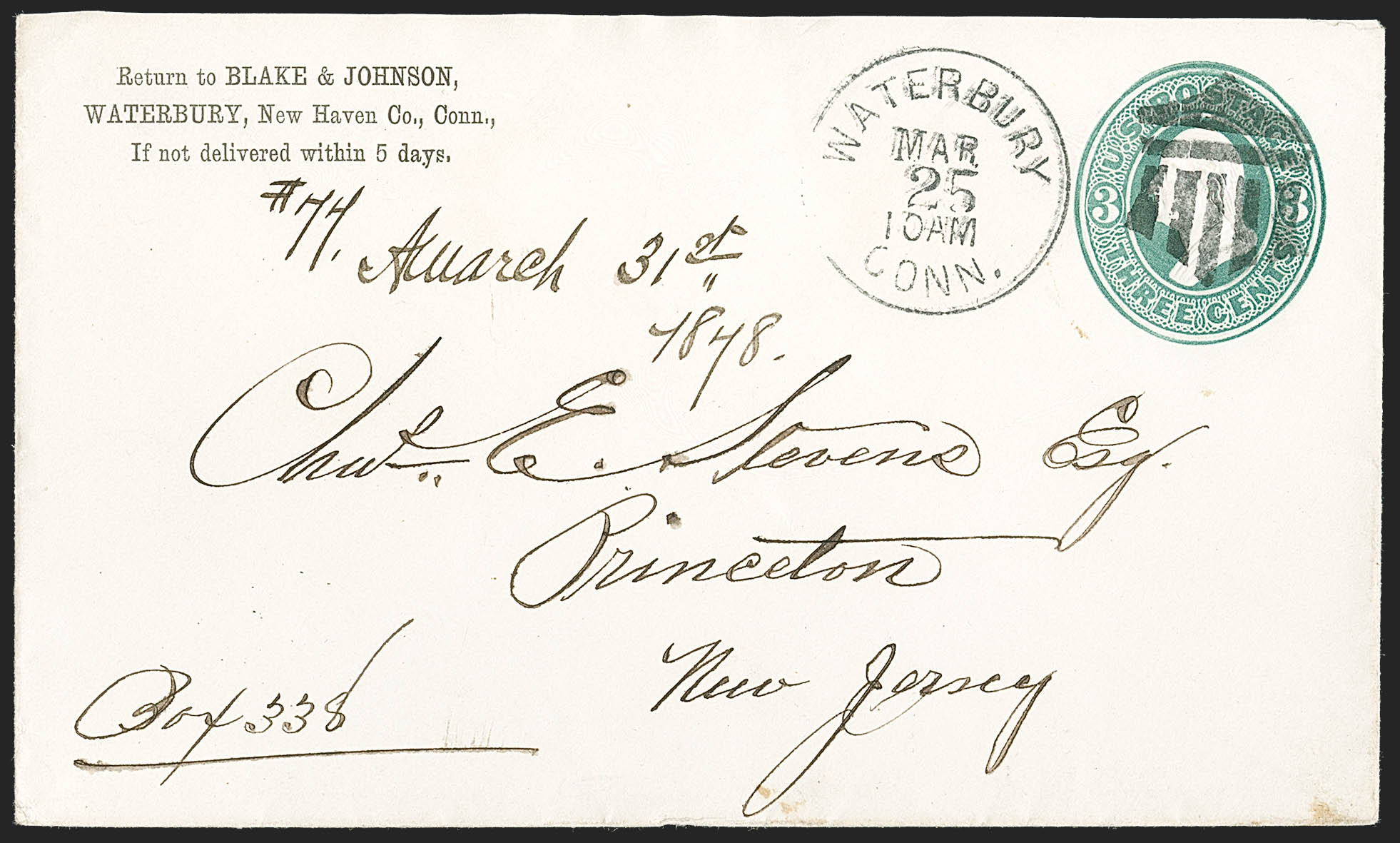 Sale no. 1230 — Lot no. 1304 — Siegel Auction Galleries