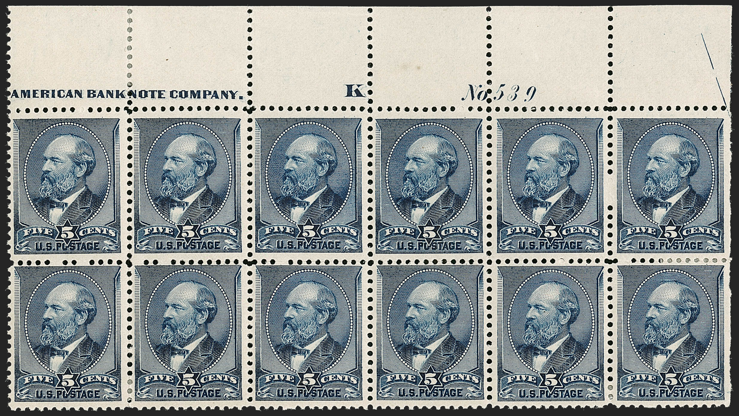 Sale no. 1234 — Lot no. 225 — Siegel Auction Galleries