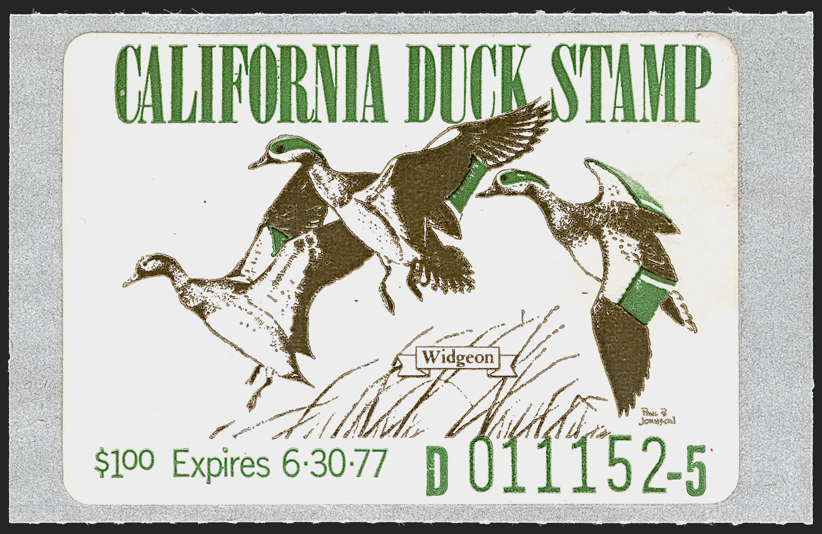 Sale no. 1258 — Lot no. 3216 — Siegel Auction Galleries