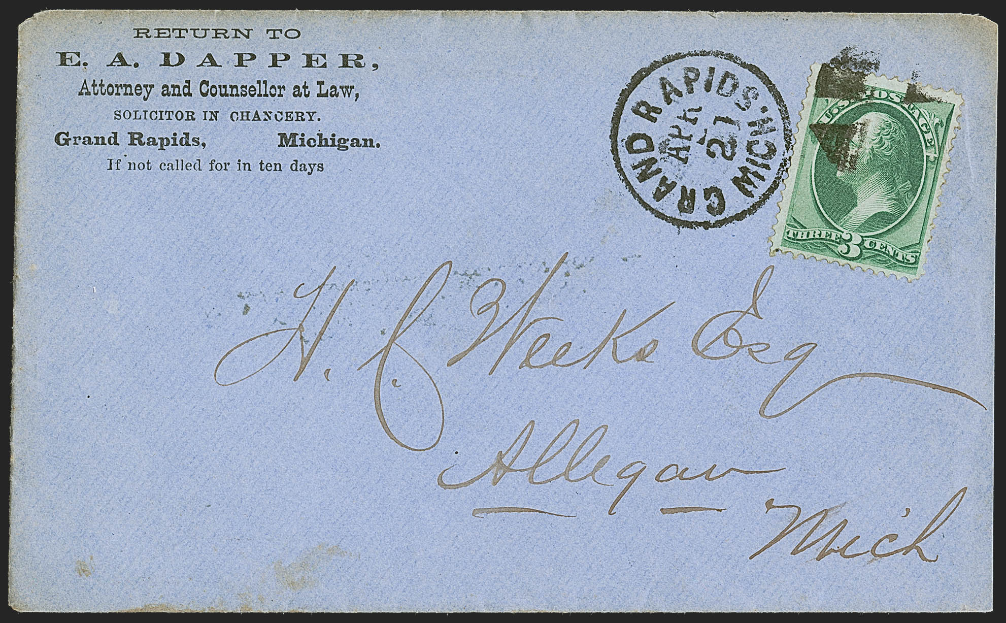 Sale no. 1262 — Lot no. 159 — Siegel Auction Galleries