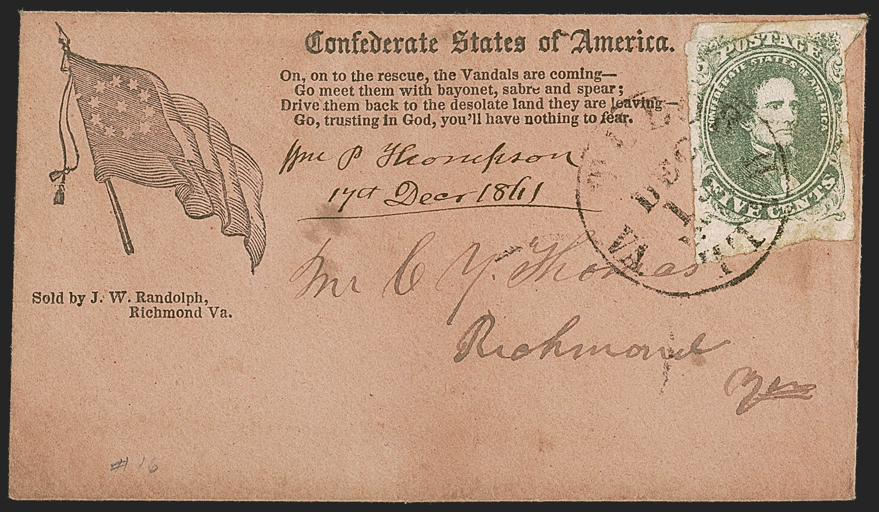 Sale no. 1262 — Lot no. 456 — Siegel Auction Galleries