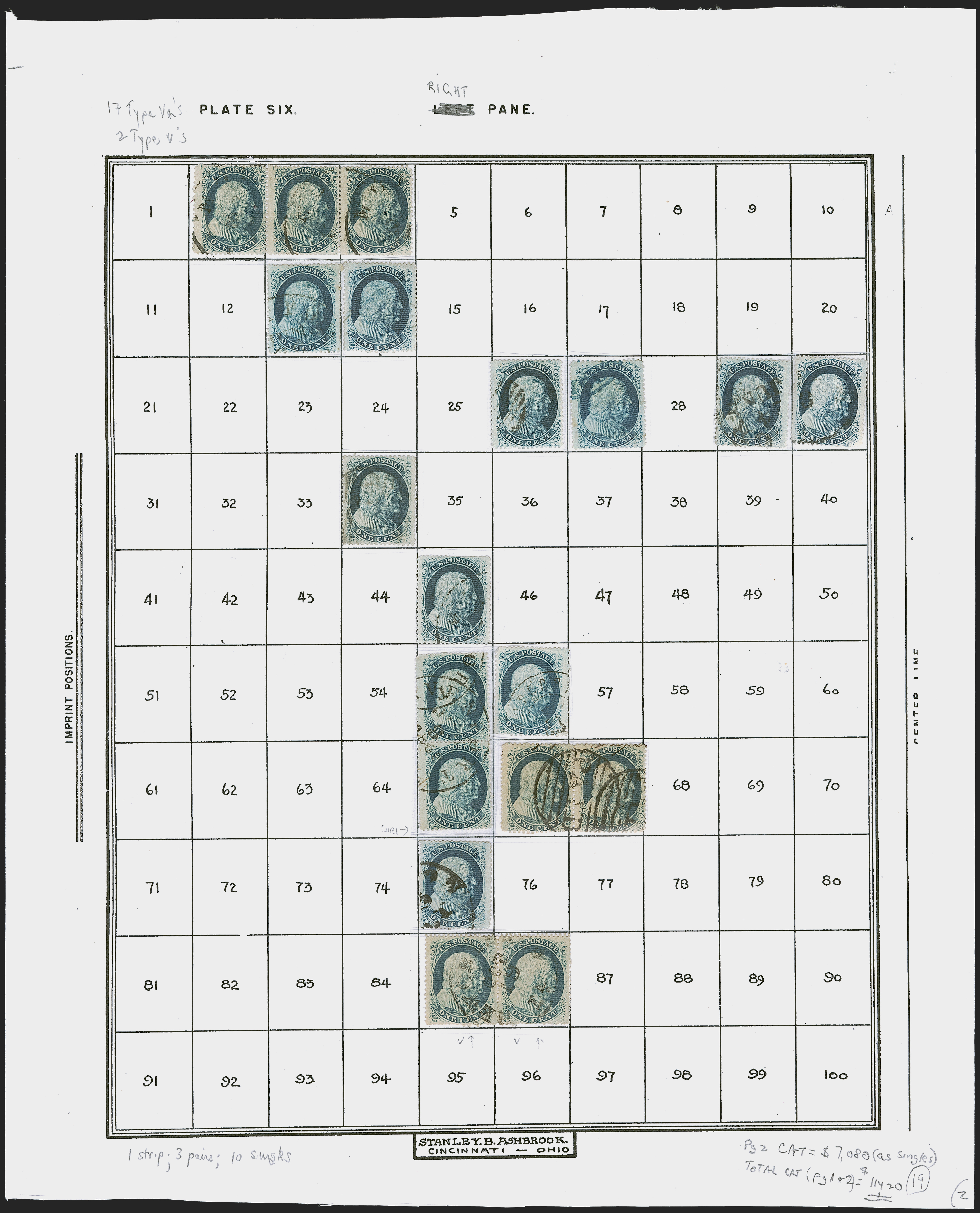 Sale no. 1278 — Lot no. 3167-1 — Siegel Auction Galleries