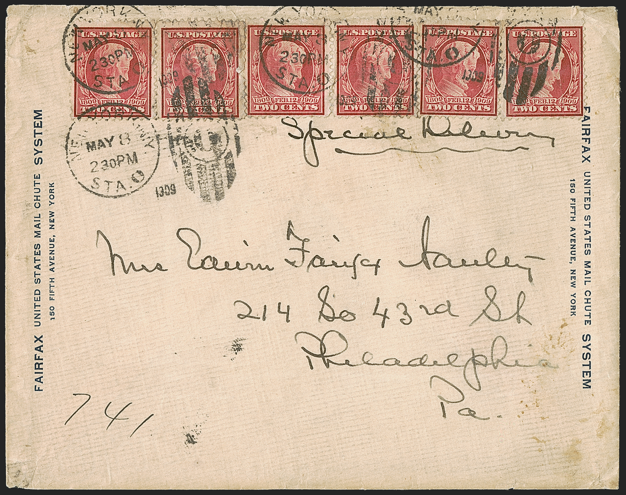 Sale no. 1283 — Lot no. 1605 — Siegel Auction Galleries