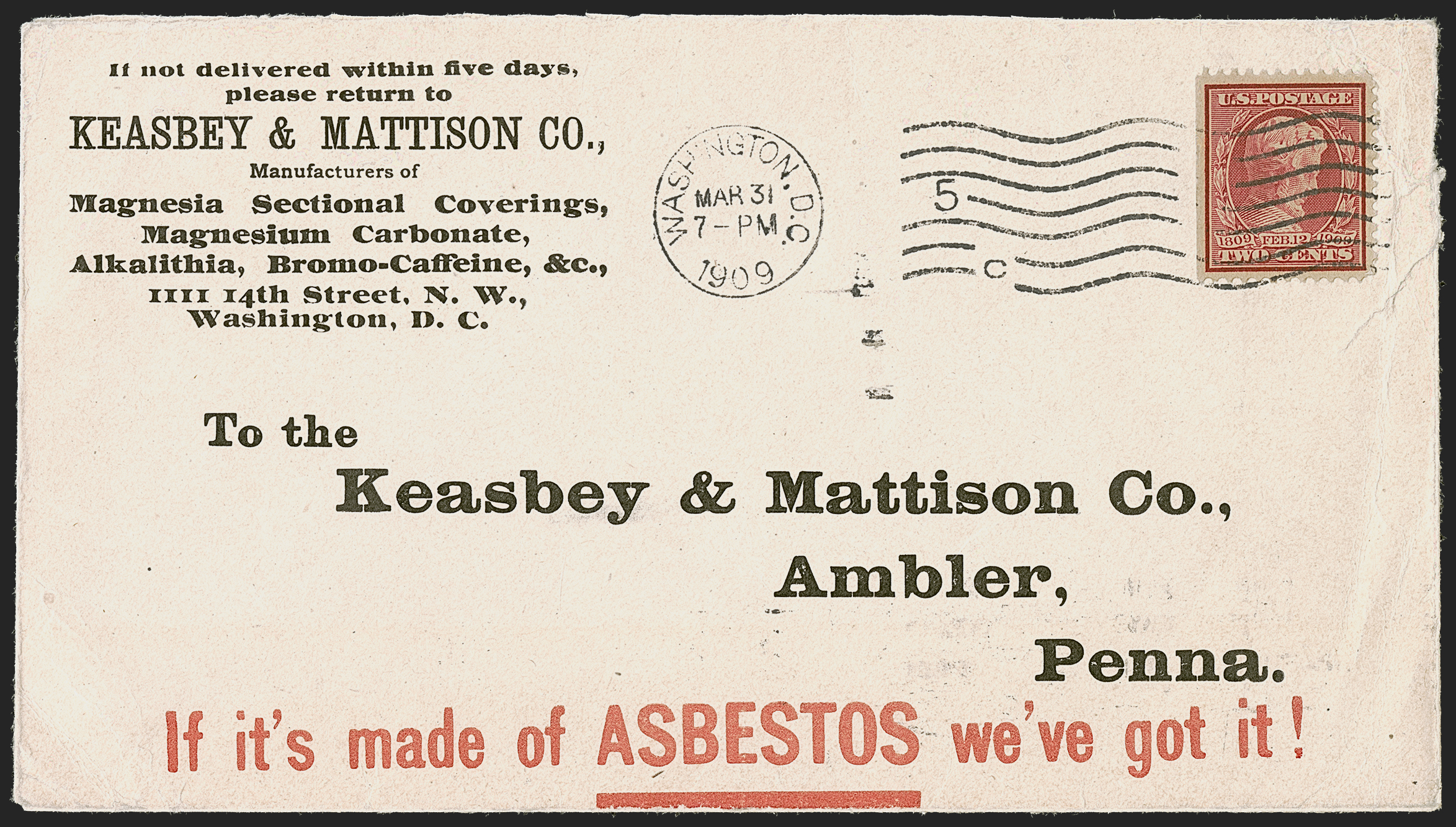 Sale no. 1283 — Lot no. 1612 — Siegel Auction Galleries