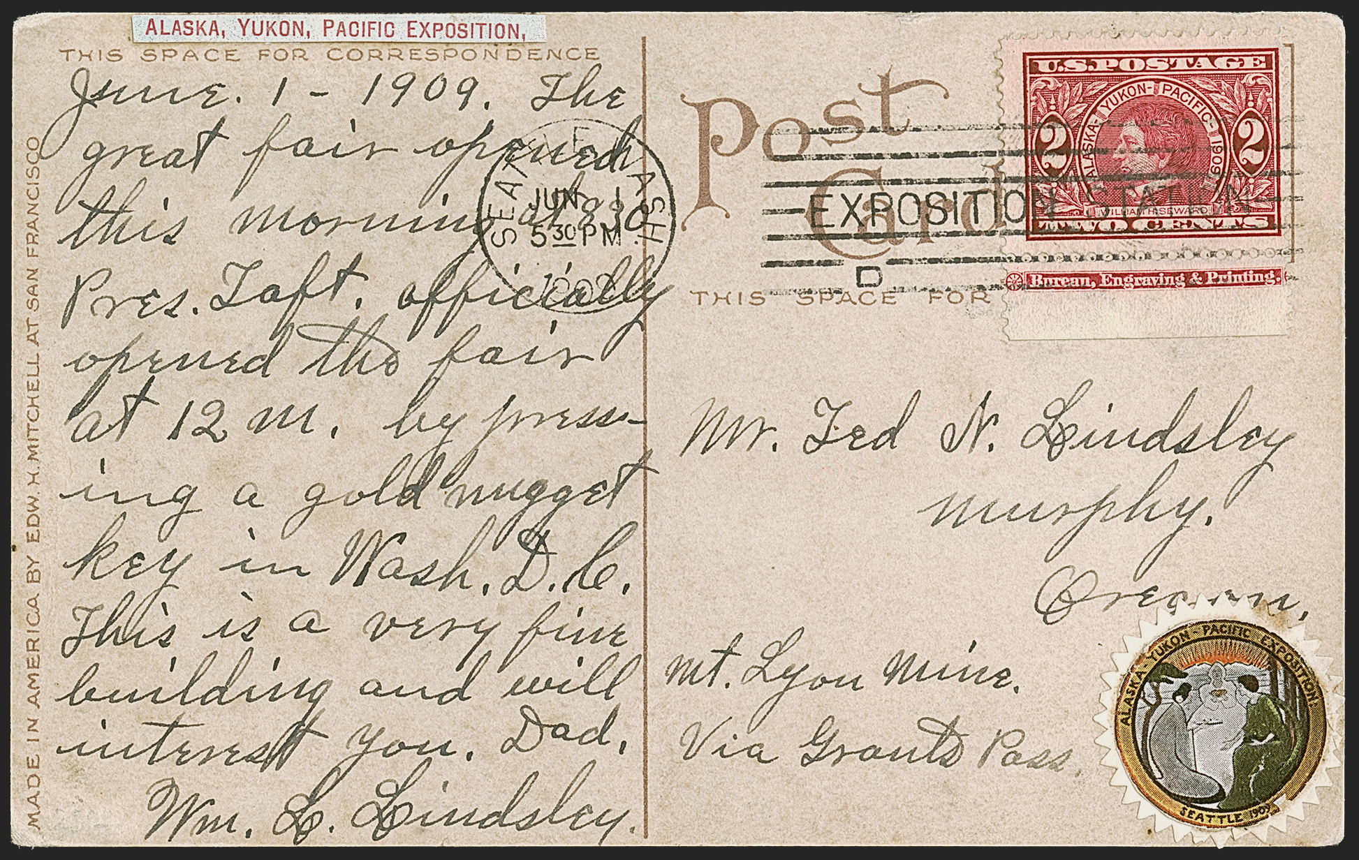 Sale no. 1283 — Lot no. 1624 — Siegel Auction Galleries