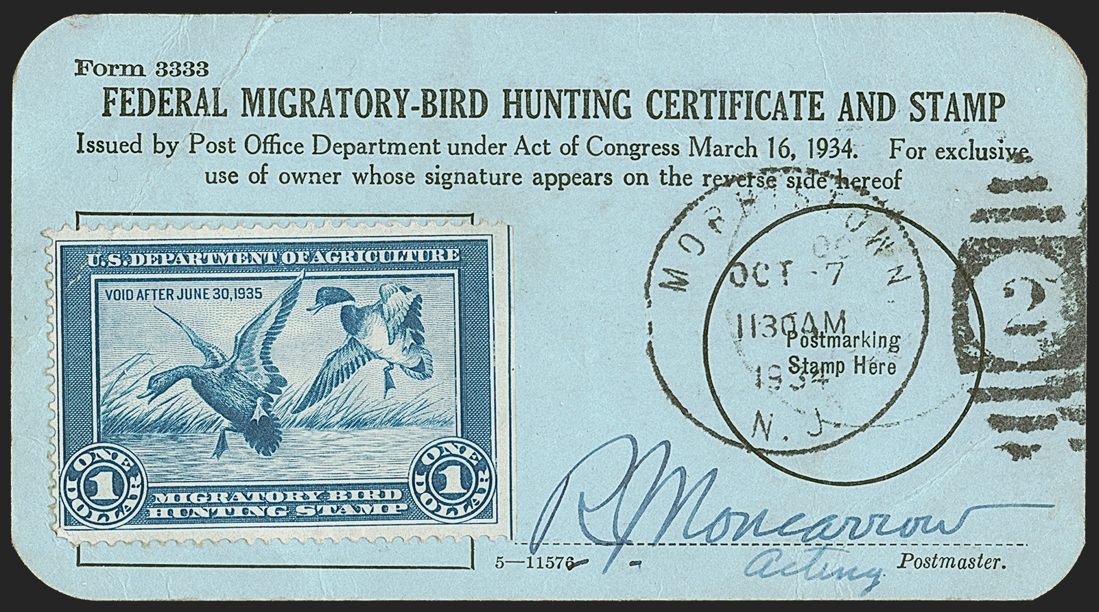 Sale no. 1285 — Lot no. 2269 — Siegel Auction Galleries