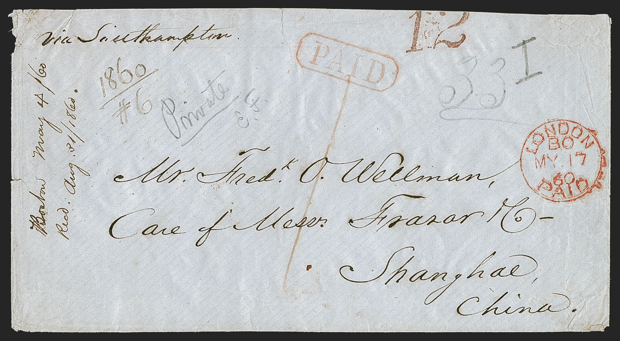 Sale no. 1291 — Lot no. 13 — Siegel Auction Galleries