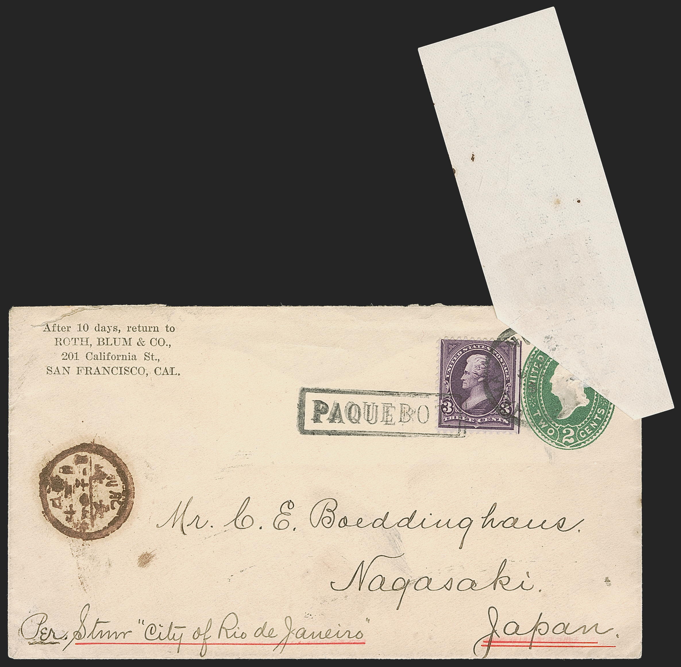 Sale no. 1291 — Lot no. 262-1 — Siegel Auction Galleries