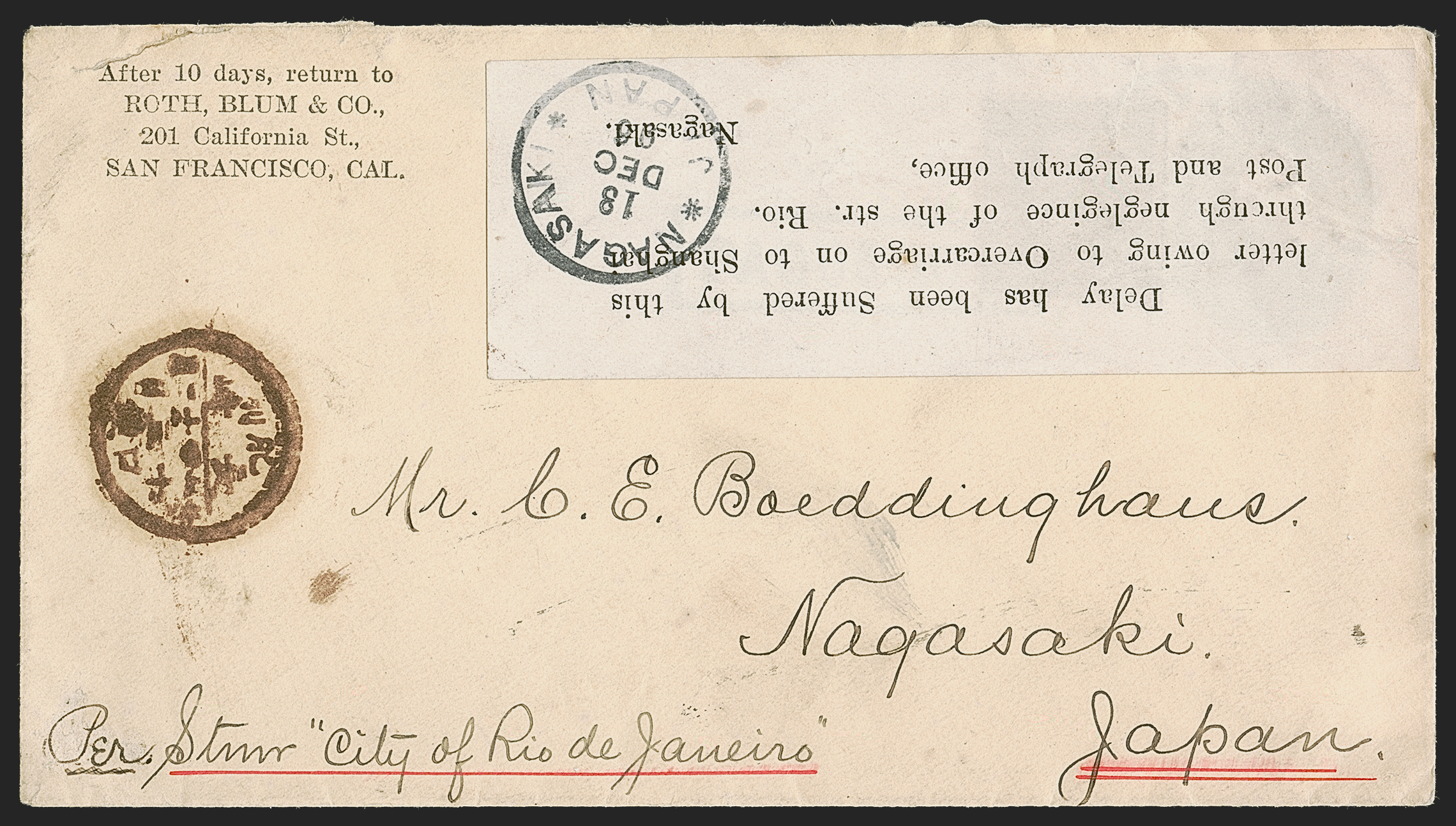 Sale no. 1291 — Lot no. 262 — Siegel Auction Galleries