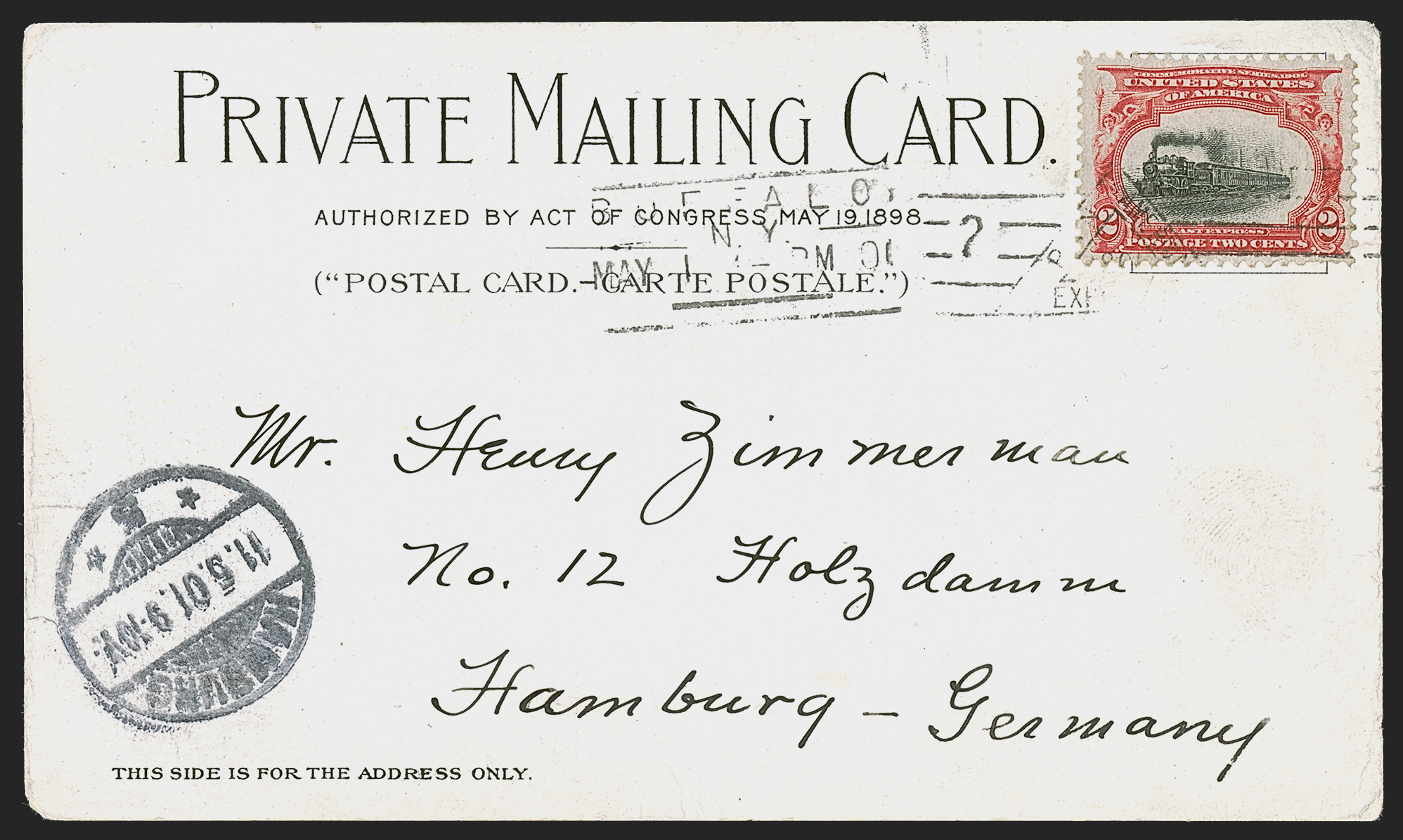 Sale no. 1291 — Lot no. 268 — Siegel Auction Galleries