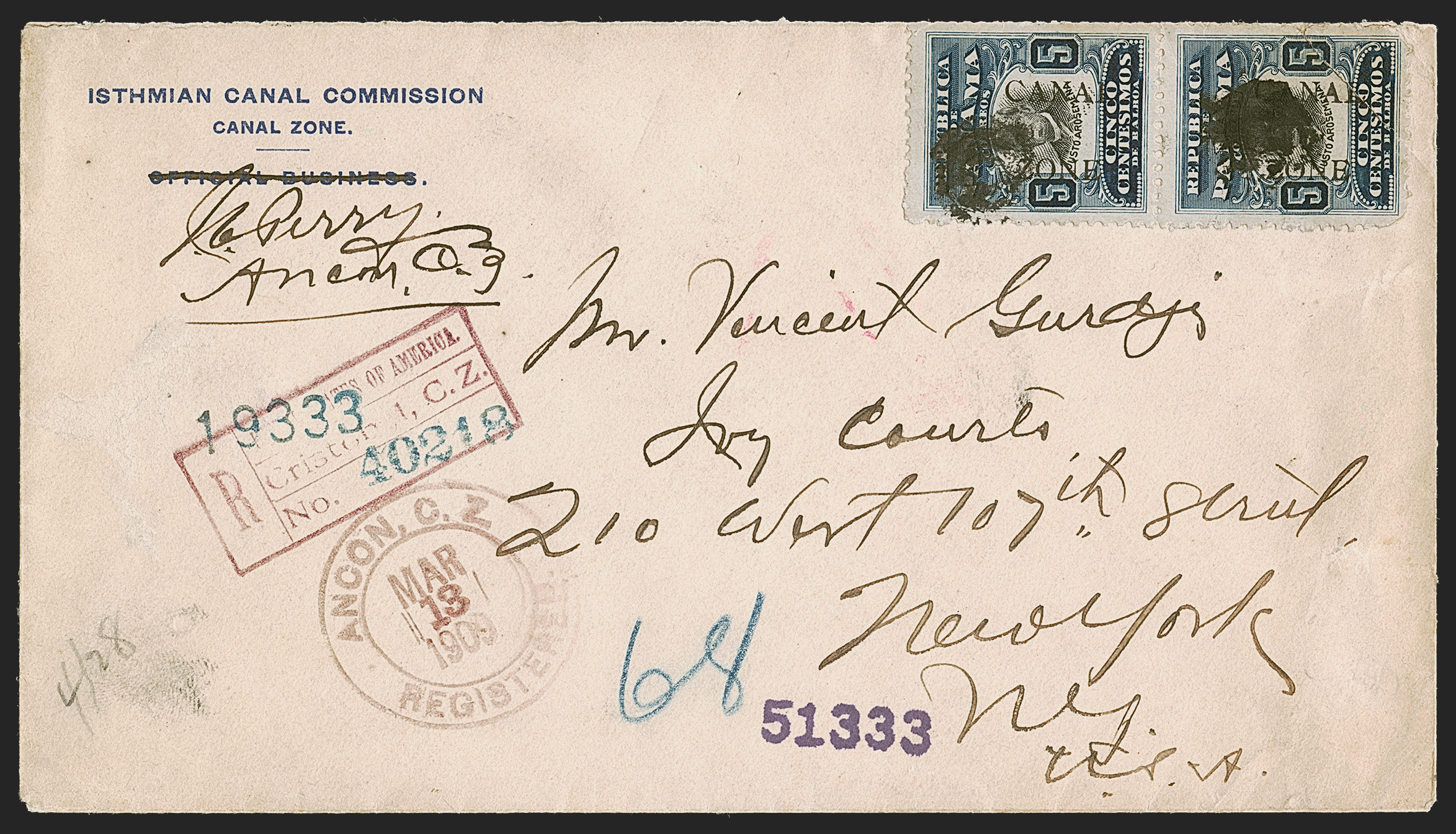 Sale no. 1291 — Lot no. 723 — Siegel Auction Galleries