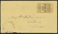 Sale Number 757, Lot Number 611, Beaumont Tex., 10c Black on Yellow (12X3)