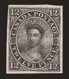 Sale Number 824, Lot Number 462, 1851, 12p Black, Laid (3; SG 4)