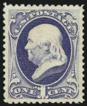 Sale Number 913, Lot Number 769, 1c Dark Ultramarine, Special Printing (192)