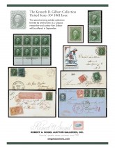 Preview BrochureThe Kenneth D. Gilbart CollectionUnited States 10c 1861 IssueTo be Sold September 2023