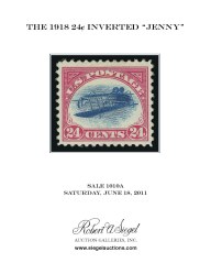 Catalog for Sale 1010A — Siegel Auction Galleries