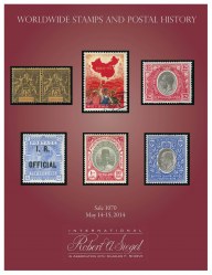 Sale No. 1070 — Siegel Auction Galleries