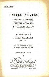 Sale No. 107 — Siegel Auction Galleries