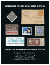 Sale No. 1086 — Siegel Auction Galleries
