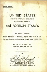 Sale No. 121 — Siegel Auction Galleries