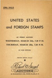 Sale No. 128 — Siegel Auction Galleries