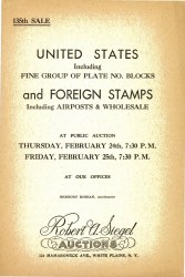 Sale No. 135 — Siegel Auction Galleries