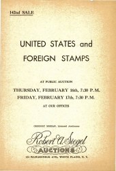 Sale No. 142 — Siegel Auction Galleries