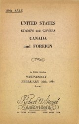 Sale No. 169 — Siegel Auction Galleries