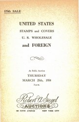 Sale No. 170 — Siegel Auction Galleries