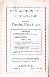 Sale No. 1 — Siegel Auction Galleries