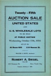 Sale No. 25 — Siegel Auction Galleries