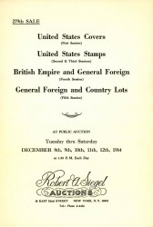 Sale No. 279 — Siegel Auction Galleries