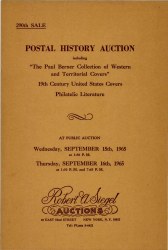 Sale No. 290 — Siegel Auction Galleries