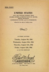 Sale No. 304 — Siegel Auction Galleries