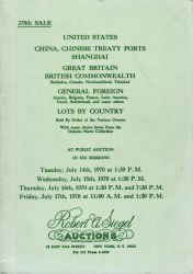 Sale No. 378 — Siegel Auction Galleries