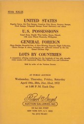 Sale No. 411 — Siegel Auction Galleries