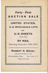 Sale No. 41 — Siegel Auction Galleries