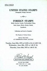 Sale No. 473 — Siegel Auction Galleries